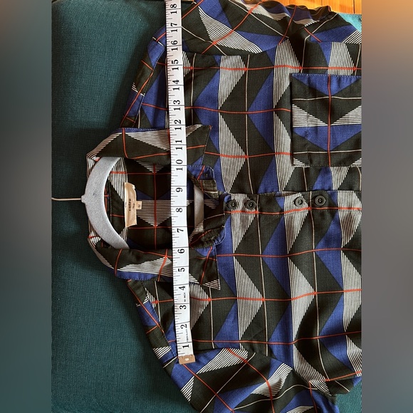 Enzo Belted Patterned Shirtdress Mini Dress - Picture 5 of 7